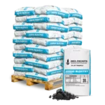 Feinkörnige Steinkohle für Dauerbrandöfen – geringe Asche