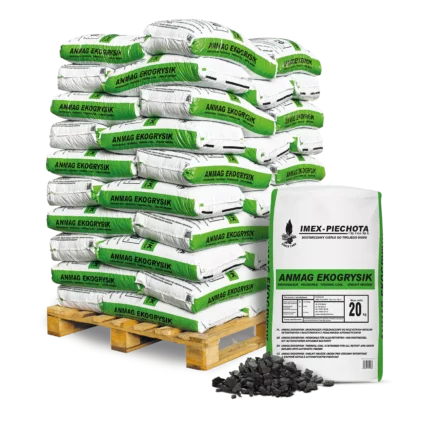 Feinkörnige Steinkohle für Dauerbrandöfen – geringe Asche