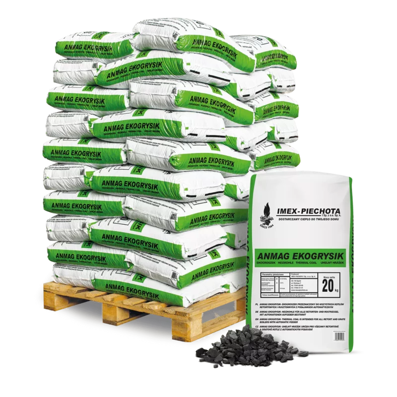 Feinkörnige Steinkohle für Dauerbrandöfen – geringe Asche