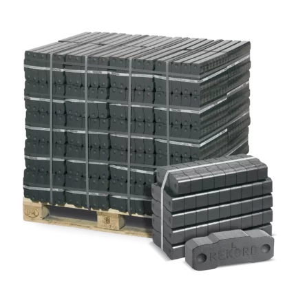 Lignite-Briketts mit langer Glut und ruhigem Flammenbild