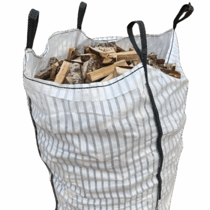 Big-Bag-Lieferung mit trockenem Buchenholz