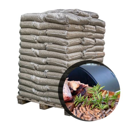 Hartholzpellets Ø 6 mm – Buche + Eiche, Nahaufnahme