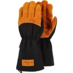 TEGERA 227 Leder-Grillhandschuh mit großer Sicherheitsstulpe