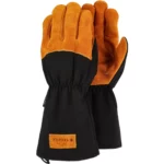 TEGERA 227 Leder-Grillhandschuh mit großer Sicherheitsstulpe