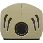 Halbrunder Kaminofen mit Holzfach Opera B Grande