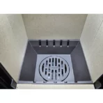 Halbrunder Kaminofen mit Holzfach Opera B Grande