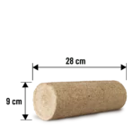 Holzbriketts Nestro XL Blue – rund ohne Loch (Palette 960 kg) – Bild 4