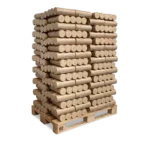 Holzbriketts Nestro XL Blue – rund ohne Loch (Palette 960 kg) – Bild 2