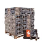 PiniKay Quadro Hartholzbriketts – quadratische Form mit Zugloch