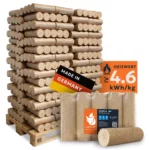 Nestro XL Blue Holzbriketts, runde Form ohne Loch