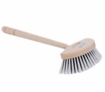 Universal Waschbürste/Fensterwascher – Halbmond, Holzgriff (46 cm) – Bild 4