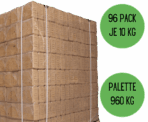 Holzbriketts Palette 80x120x140 cm eingeschweißt