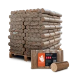Holzbriketts Nestro XL Red – rund ohne Loch (Palette 960 kg)
