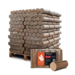 Holzbriketts Nestro XL Red – rund ohne Loch (Palette 960 kg)