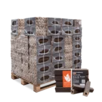 PiniKay Quadro Hartholzbriketts – mit Zugloch (Palette 960 kg)